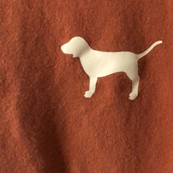 PINK by VICTORIA SECRET | PINK Logo Side Stripe Tee Shirt - Size Small - Picture 4 of 7